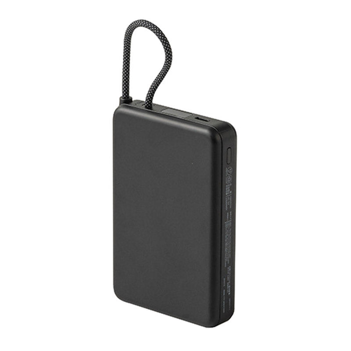 固体電池モバイルバッテリー(10,000mAh)(黒)