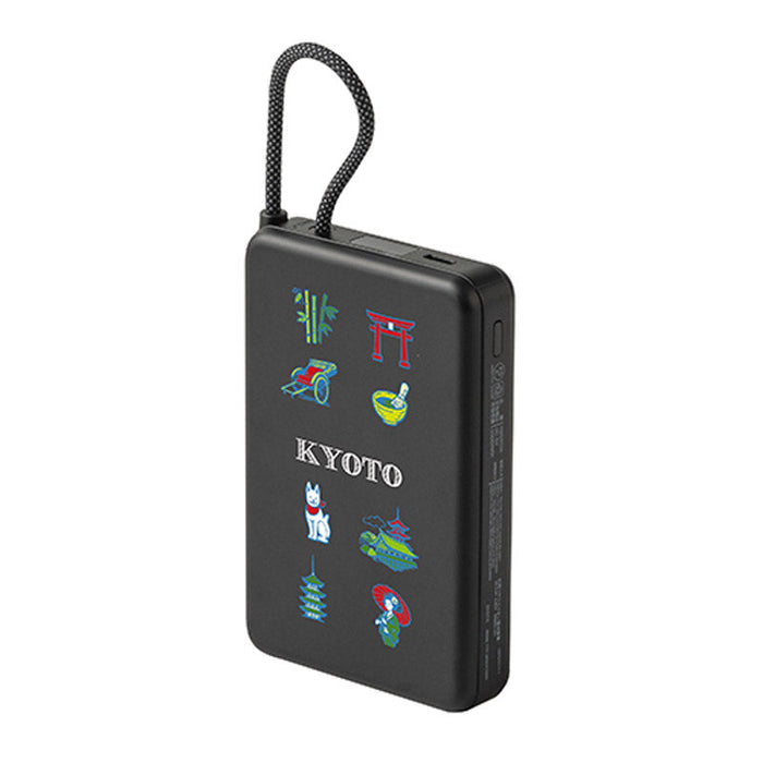 固体電池モバイルバッテリー(10,000mAh)(黒)