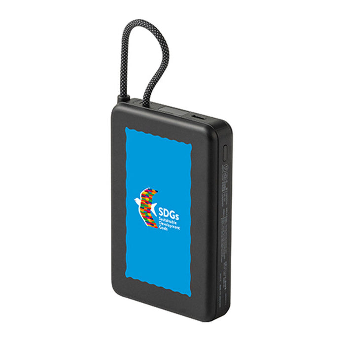 固体電池モバイルバッテリー(10,000mAh)(黒)