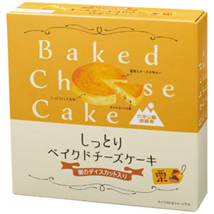 しっとりベイクドチーズケーキ　栗