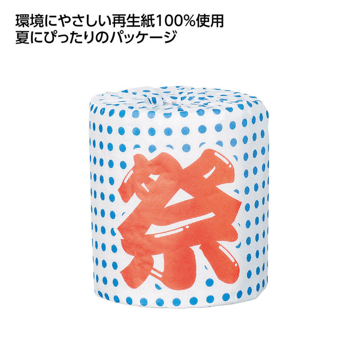 夏柄トイレットロール　豆絞り