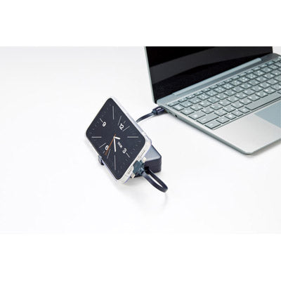 スマホスタンド付　３in１ＵＳＢケーブル