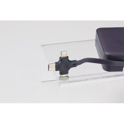 スマホスタンド付　３in１ＵＳＢケーブル