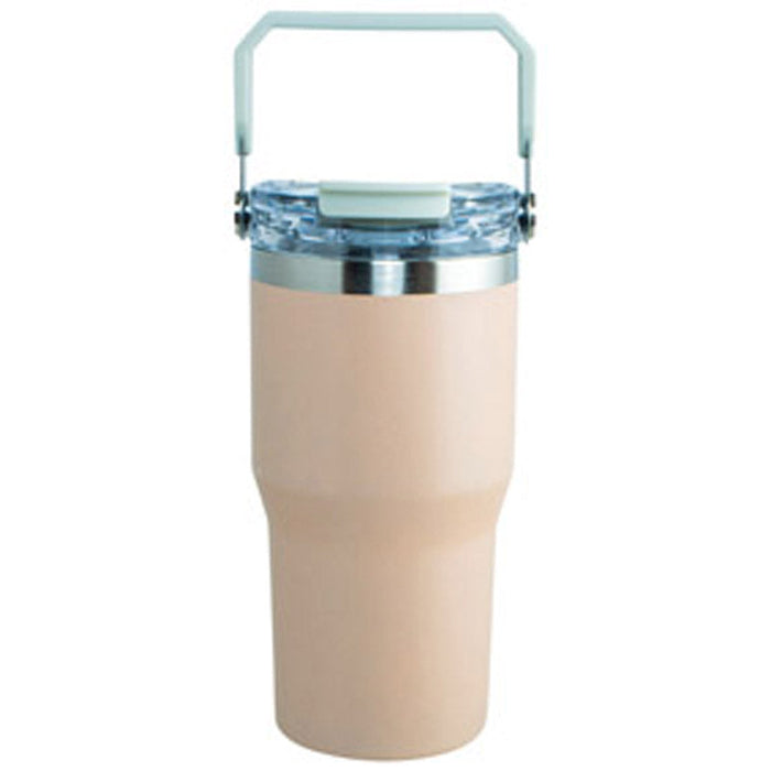 ｽﾄﾛｰ付2WAYﾀﾝﾌﾞﾗｰ600ml　ﾋﾟﾝｸ