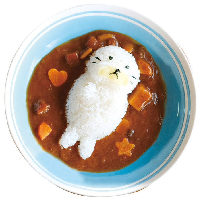 ぎゅっとポン立体ごはん　あざらし型