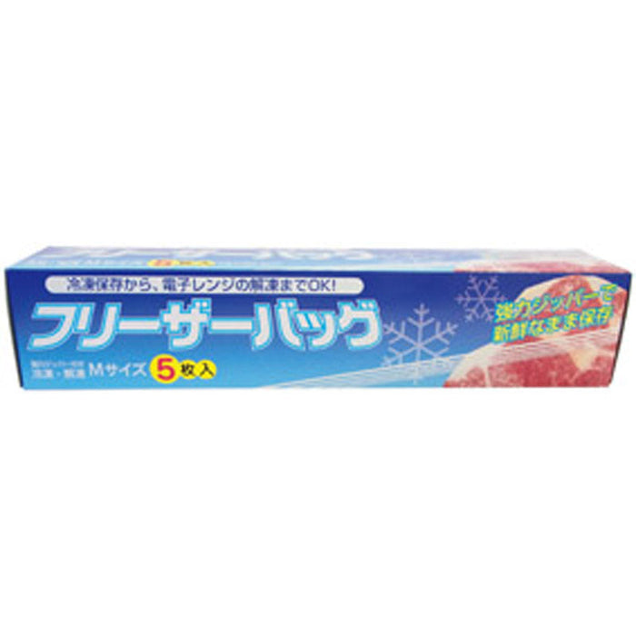 フリーザーバッグＭサイズ5枚入