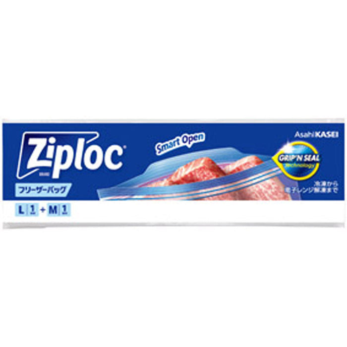 ジップロックﾌﾘｰｻﾞｰﾊﾞｯｸﾞL･M各1枚入(10ct)