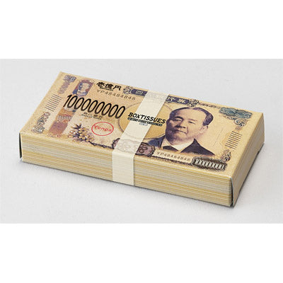ミニミニ壱億円BOXティッシュ 10W