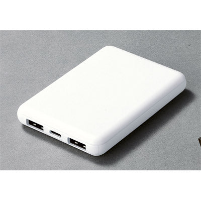 コンパクトモバイルバッテリー5000mAh　ホワイト