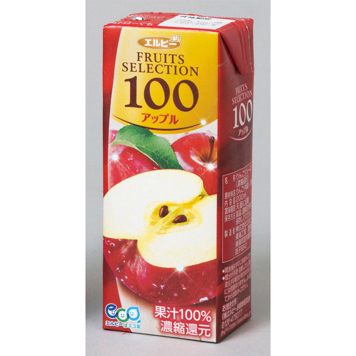 エルビーフルーツセレクション100％ジュース■アップル