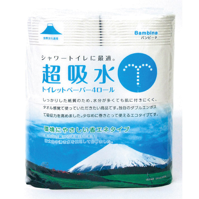 超吸水トイレットロール　4ロール