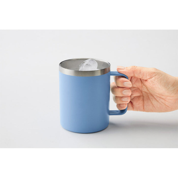 ランジュ／真空ステンレスマグカップ450ml■ブルー