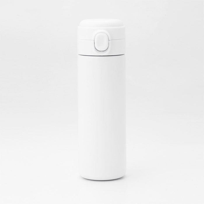 デイモ／ワンタッチ真空ステンレスボトル400ml ホワイト