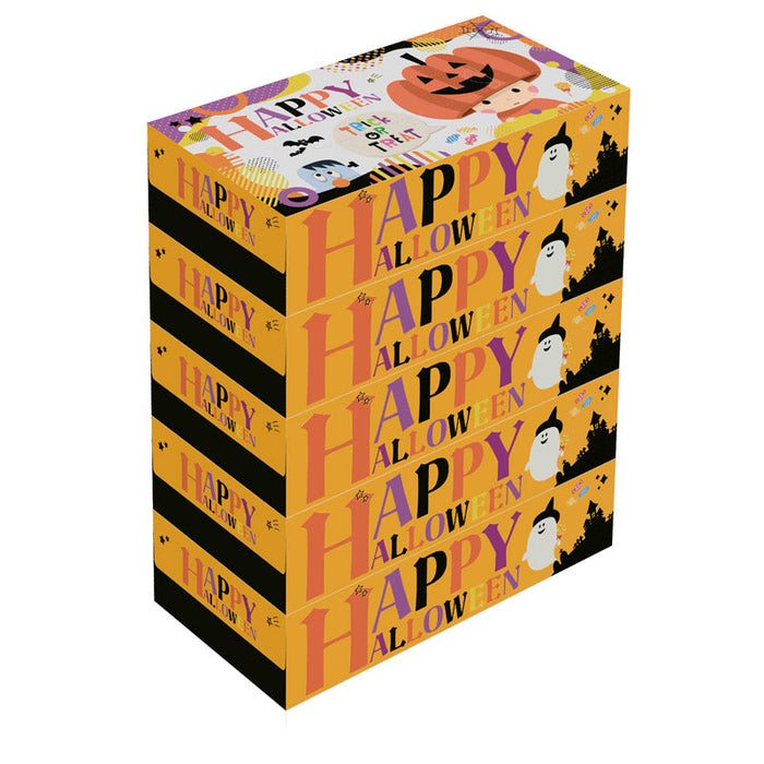 ハッピーハロウィンBOXティッシュ5個組