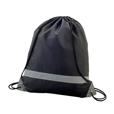 巾着リュック（反射テープ付） — 販促品ならノベルティ本舗 