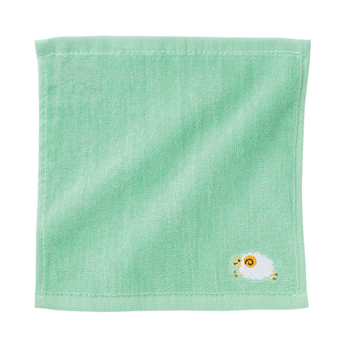 ひつじさん 刺繍タオル