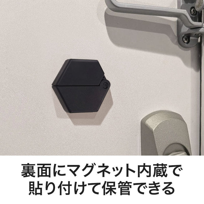 カラモ ロッカクダンボールカッター ブラック