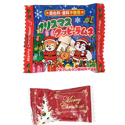 クリスマス・クリアーケース（お菓子入・シール付）