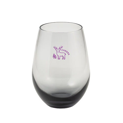 グラデーションラウンドグラス(360ml)(グレー)