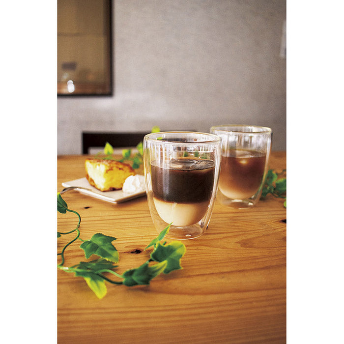 rond ダブルウォールグラス300ml 2Ｐ