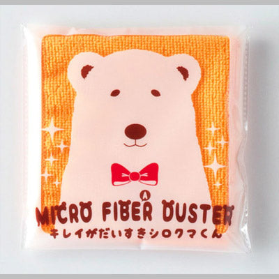 キレイがだいすきシロクマくん マイクロファイバーダスター