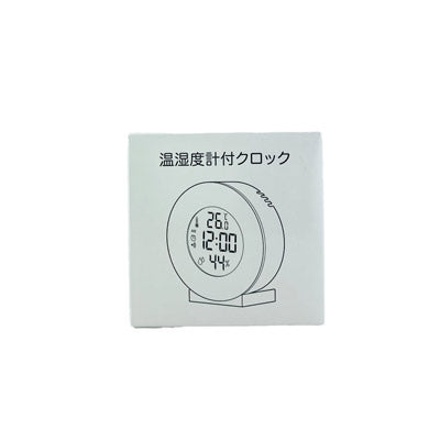温湿度計付クロック
