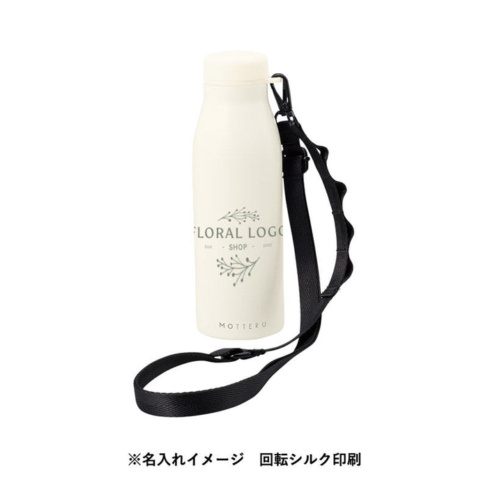 MOTTERUショルダーサーモステンレスボトルPLUS　ブラック