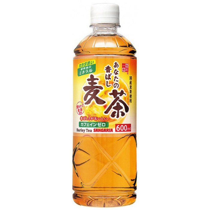 サンガリアあなたの香ばし麦茶PET600ml