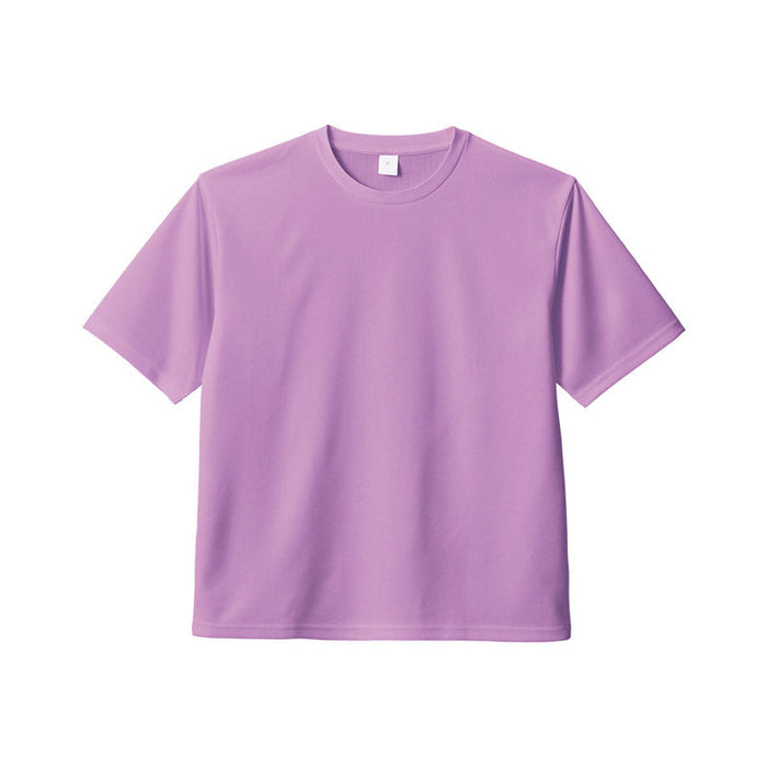 カスタムデザインポリエステルドライＴシャツ　ライトパープル　６ＸＬ