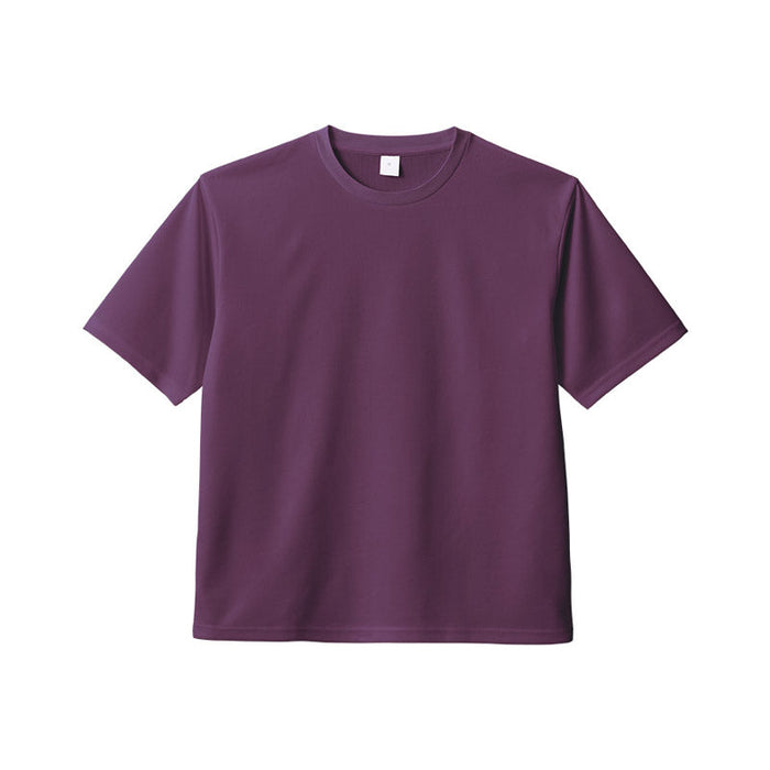 カスタムデザインポリエステルドライＴシャツ　パープル　６ＸＬ
