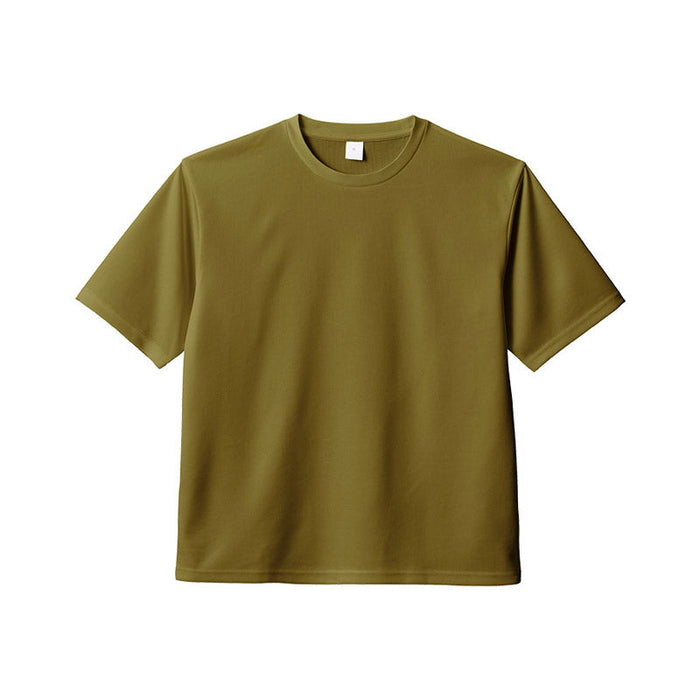 カスタムデザインポリエステルドライＴシャツ　ライトブラウン　Ｓ