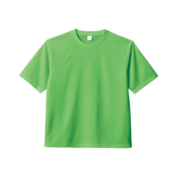 カスタムデザインポリエステルドライＴシャツ　ライム　３ＸＬ