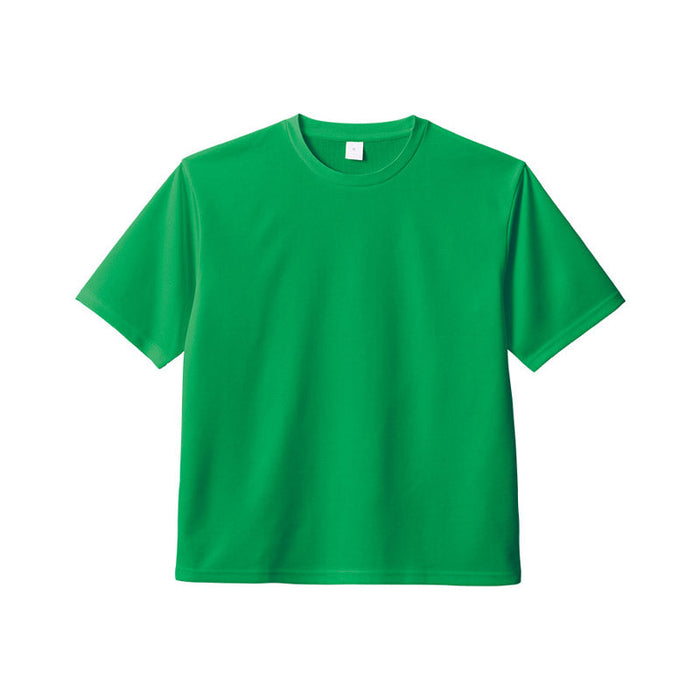 カスタムデザインポリエステルドライＴシャツ　グリーン　Ｍ