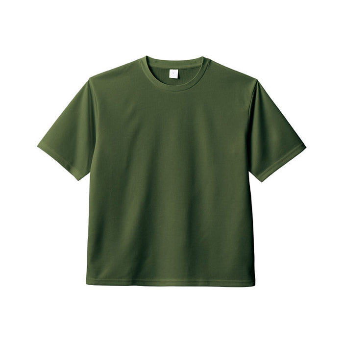 カスタムデザインポリエステルドライＴシャツ　カーキ　ＸＳ