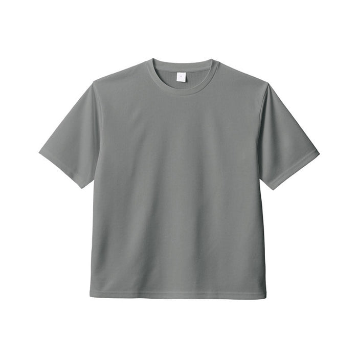 カスタムデザインポリエステルドライＴシャツ　ライトグレー　Ｌ