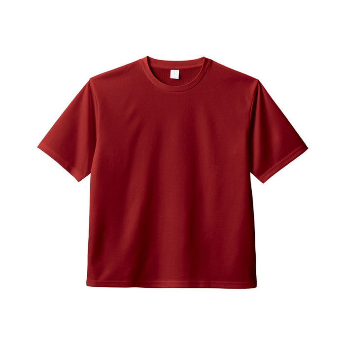 カスタムデザインポリエステルドライＴシャツ　バーガンディ　ＸＸＬ