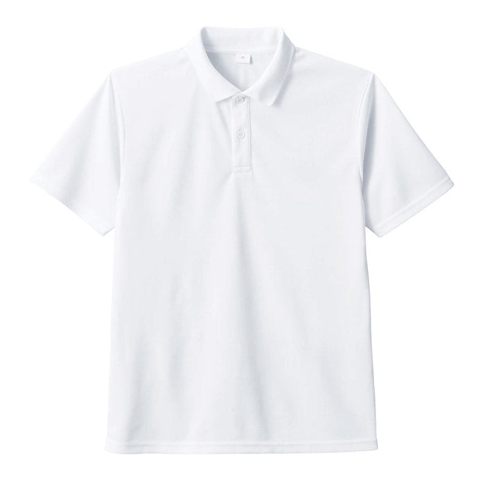 カスタムデザインポリエステルドライＴシャツ　ホワイト　１３０
