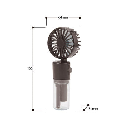 ポータブルミストUSBファン