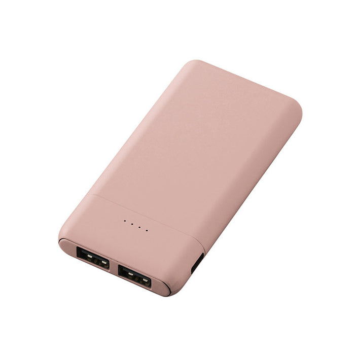 コンパクトモバイルチャージャー５０００　スモークピンク