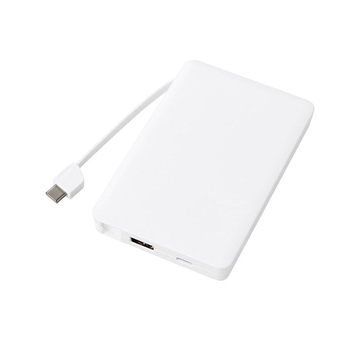 PD急速充電コードインモバイルチャージャー１００００（全面印刷対応）　ブラック