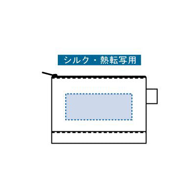 フェアトレードコットンキャンバスフラットポーチ（S）　ナチュラル