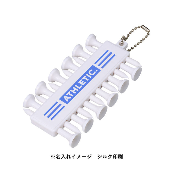 ゴルフティー+マーカーセット　ホワイト