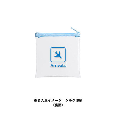 カラーファスナークリアポーチ(S)