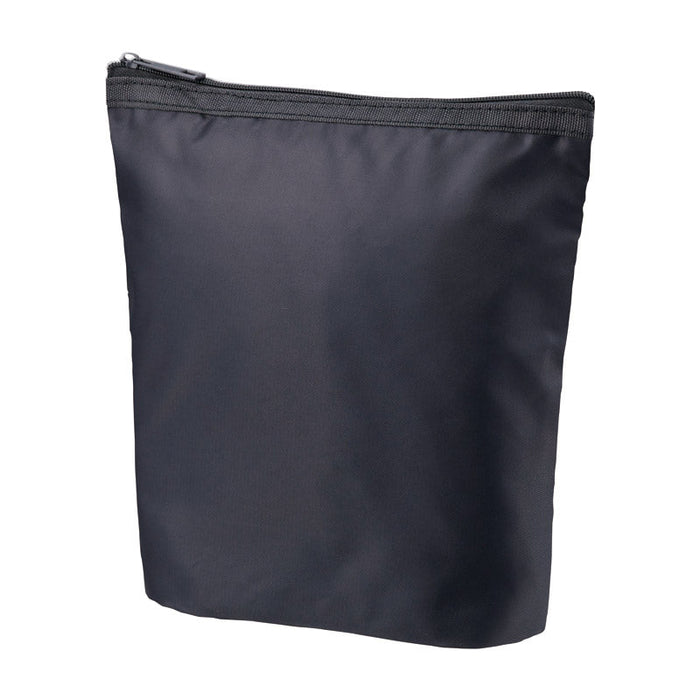 ライトクーラーガゼットマチ付ポーチ　チャコールブラック
