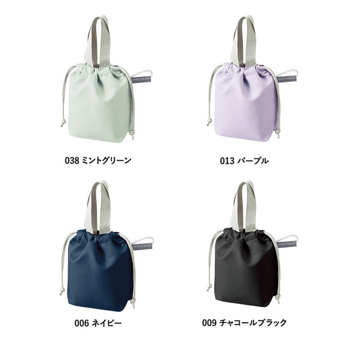 クルリト コンパクトクーラーミニ巾着　チャコールブラック