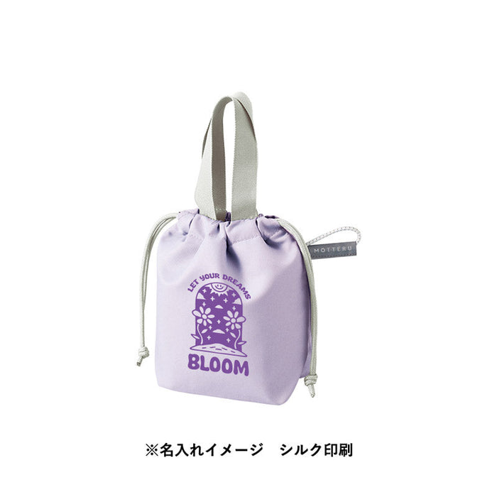 クルリト コンパクトクーラーミニ巾着　チャコールブラック