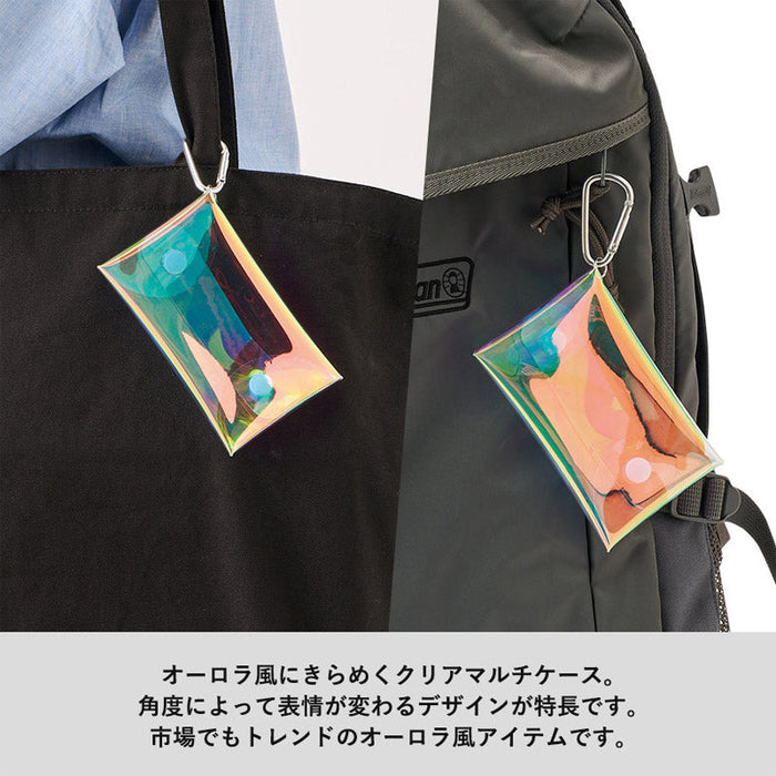 クリアマルチケース　オーロラ　オーロラブルー