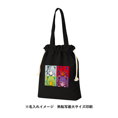 厚手コットンガゼット巾着トート（Ｍ） カラー