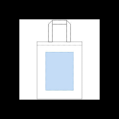 厚手コットンＡ４フラットトート　ブラック