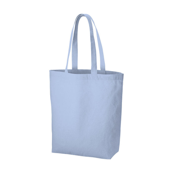 厚手コットンベーシックトート（Ｍ）　サックスブルー